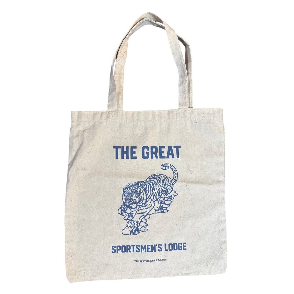 The Great. Sportsmen's Lodge Graphic Canvas Tote Bag